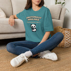 "Emotionally Available (For Pandas Only)" Cute Panda T-Shirt
