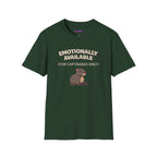 "Emotionally Available (For Capybaras Only)” Capybara T-Shirt