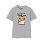 "Tiny Body, Huge Rage." Angry Hamster T-Shirt
