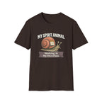 "My Spirit Animal: Snail (Working At My Own Pace)" T-Shirt