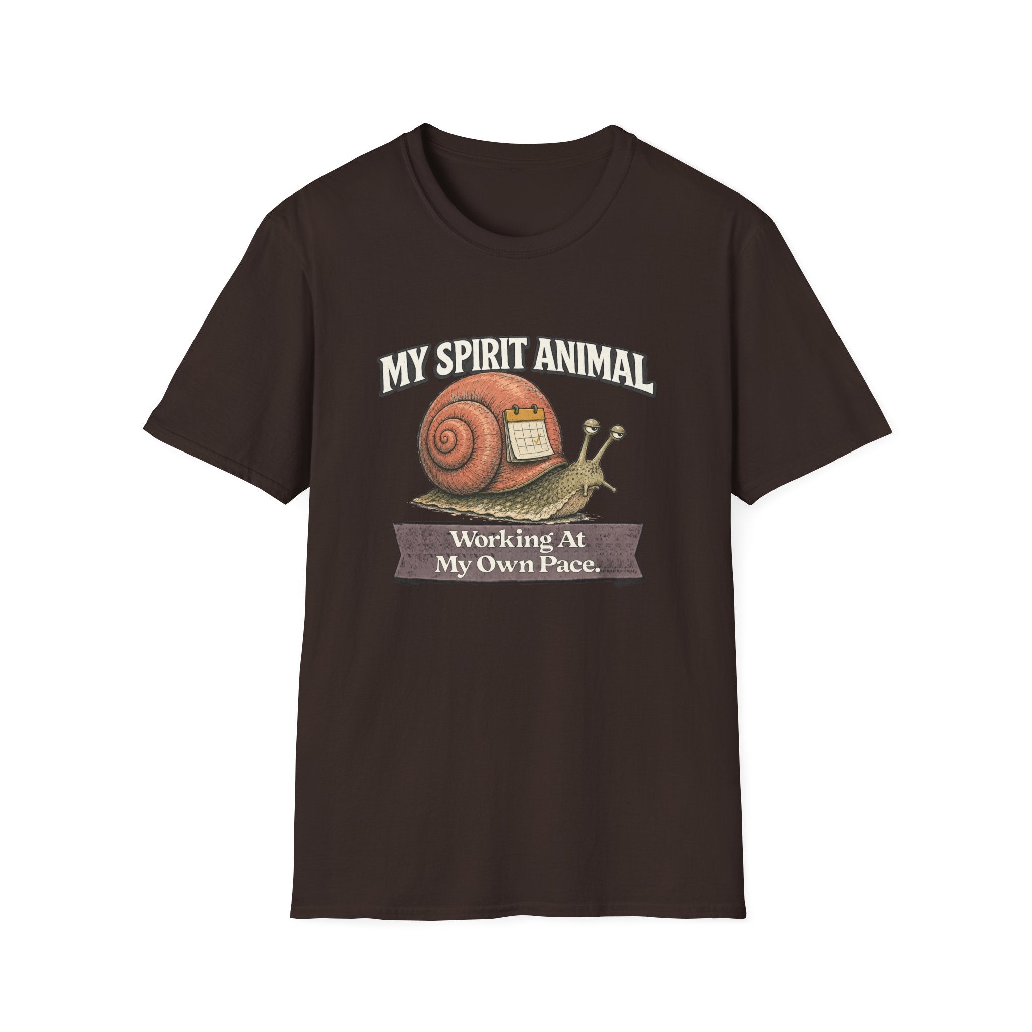 "My Spirit Animal: Snail (Working At My Own Pace)" T-Shirt