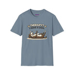 "Therapy? I Have a Dog" T-Shirt — Cute Dog Lover Graphic Tee
