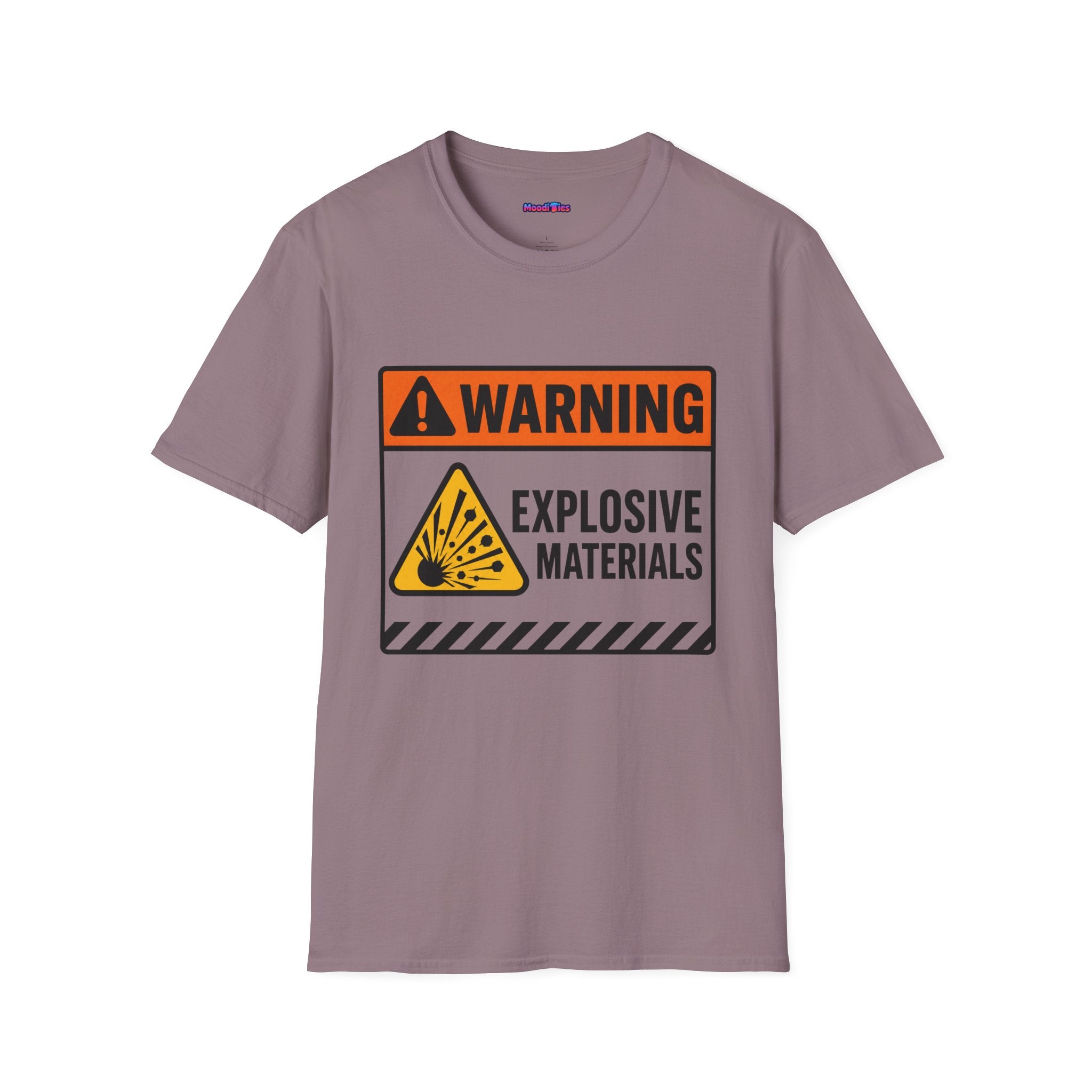 "Warning: Explosive Materials" Warning Sign T-Shirt