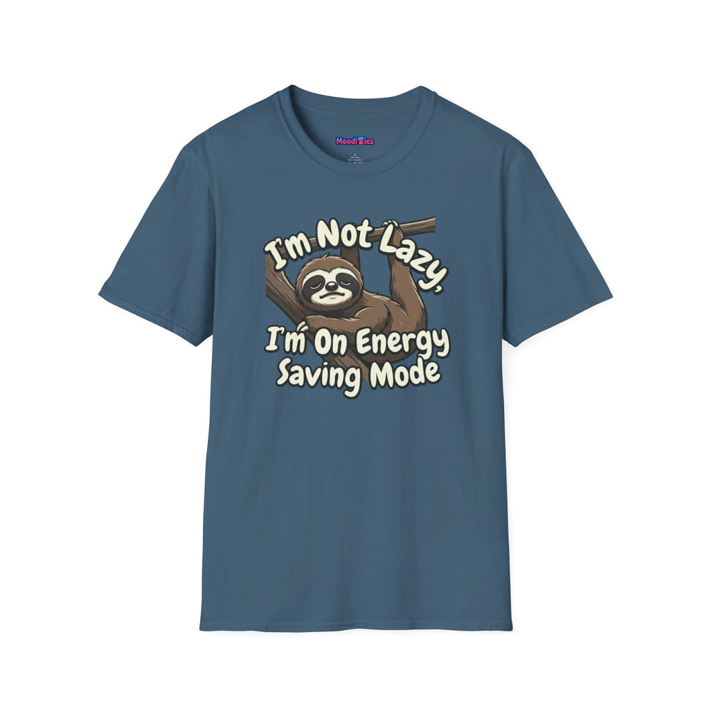 "I'm Not Lazy, I'm On Energy Saving Mode" Sloth T-Shirt