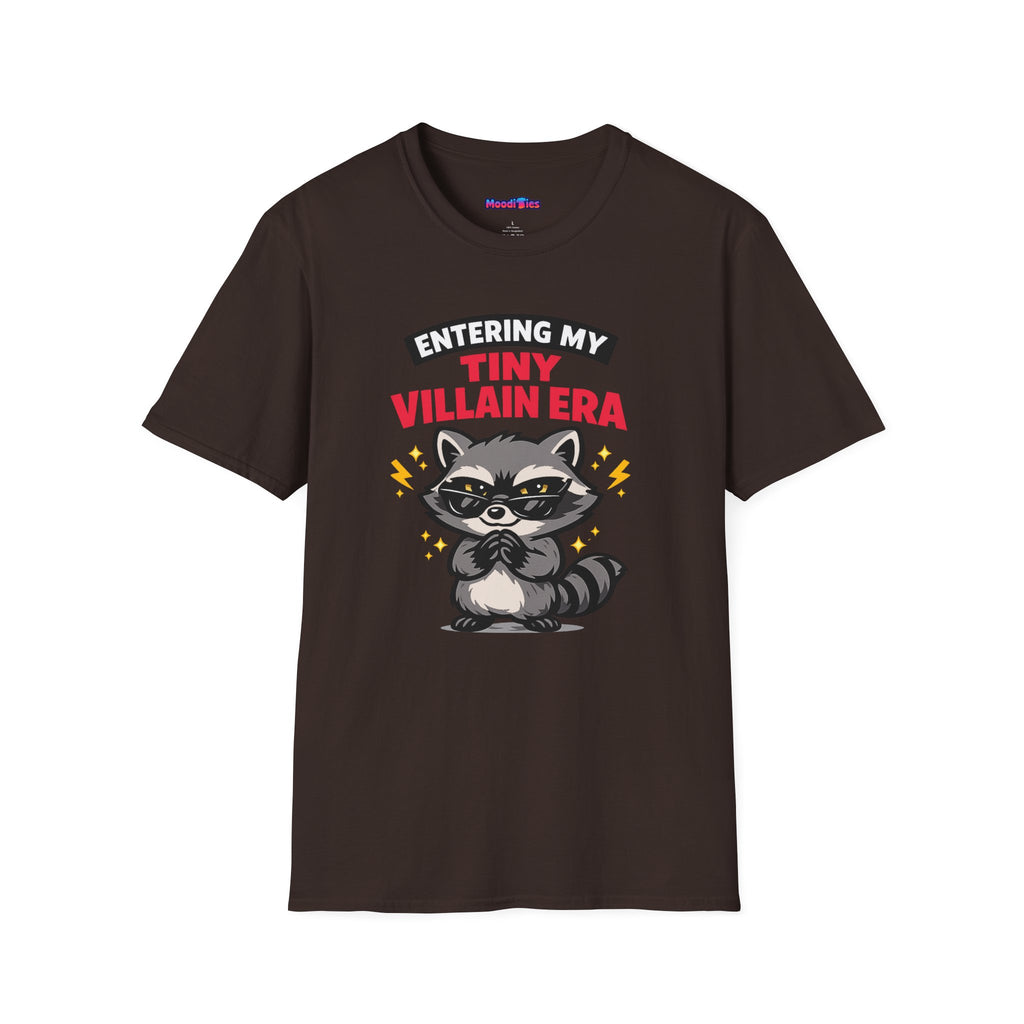 "Entering My Tiny Villain Era" Naughty Raccoon T-Shirt