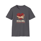 "Healing, But Make It Ironic" Bandaged Heart T-Shirt