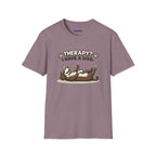 "Therapy? I Have a Dog" T-Shirt — Cute Dog Lover Graphic Tee