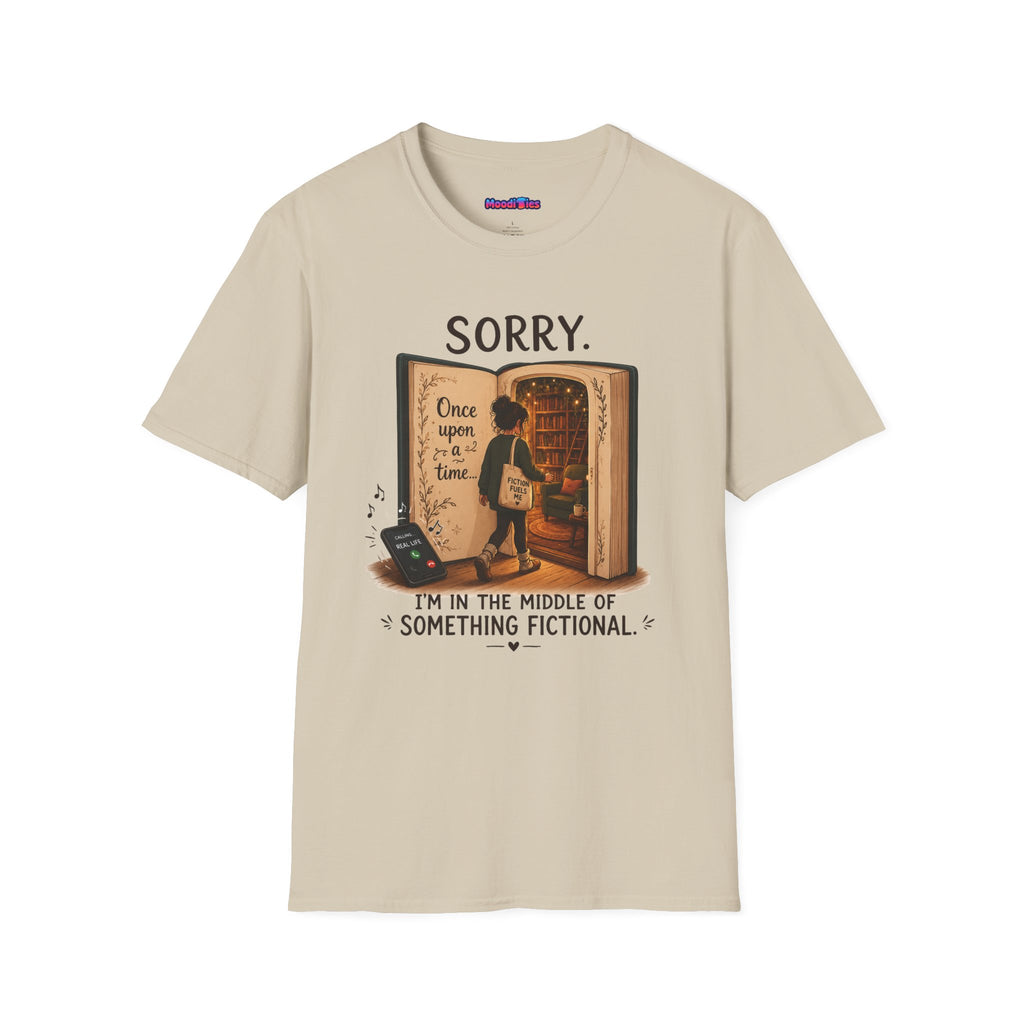 "Sorry. I'm In the Middle of Something Fictional." Book Portal T-Shirt