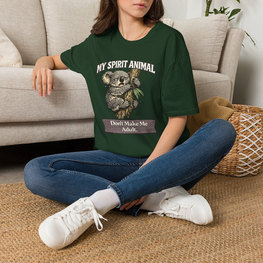 "My Spirit Animal: Koala (Don't Make Me Adult)" T-Shirt