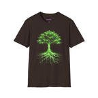 Digital Tree of Life (Green) Graphic T-Shirt