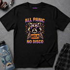 "All Panic, No Disco" Raccoon T-Shirt