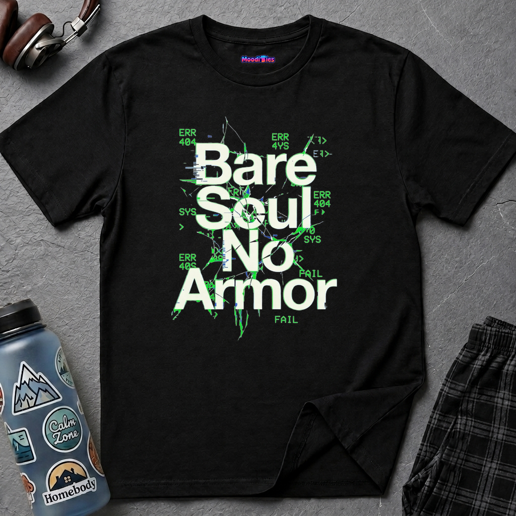 "Bare Soul, No Armor" T-Shirt