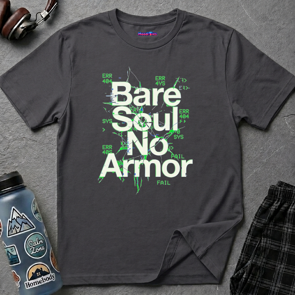 "Bare Soul, No Armor" T-Shirt