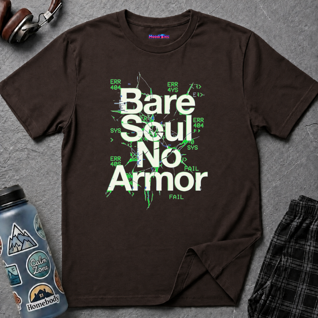 "Bare Soul, No Armor" T-Shirt
