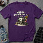 "Brain: Please Hold" Robot T-Shirt