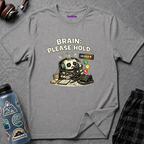 "Brain: Please Hold" Robot T-Shirt