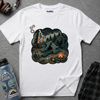 Camping Anxiety Thought Bubble T-Shirt