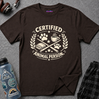 "Certified Animal Person" T-Shirt