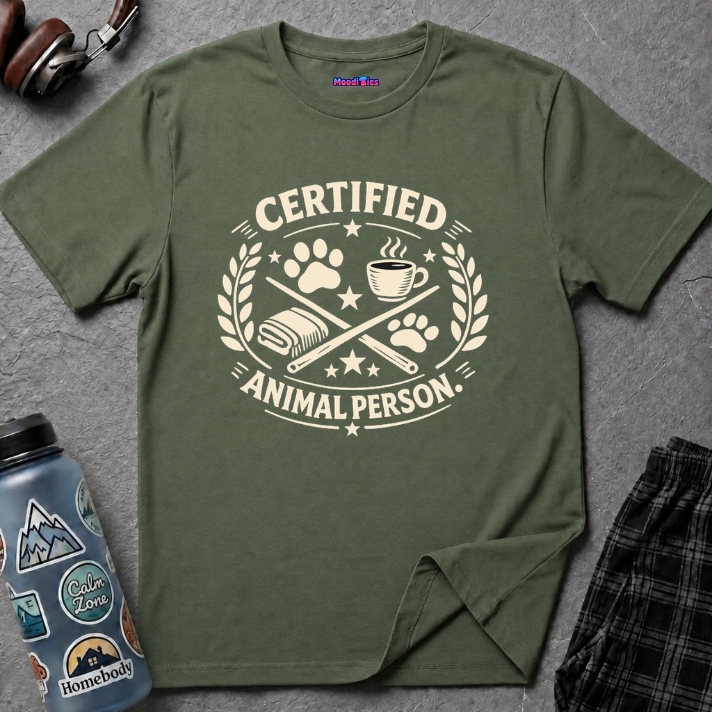 "Certified Animal Person" T-Shirt