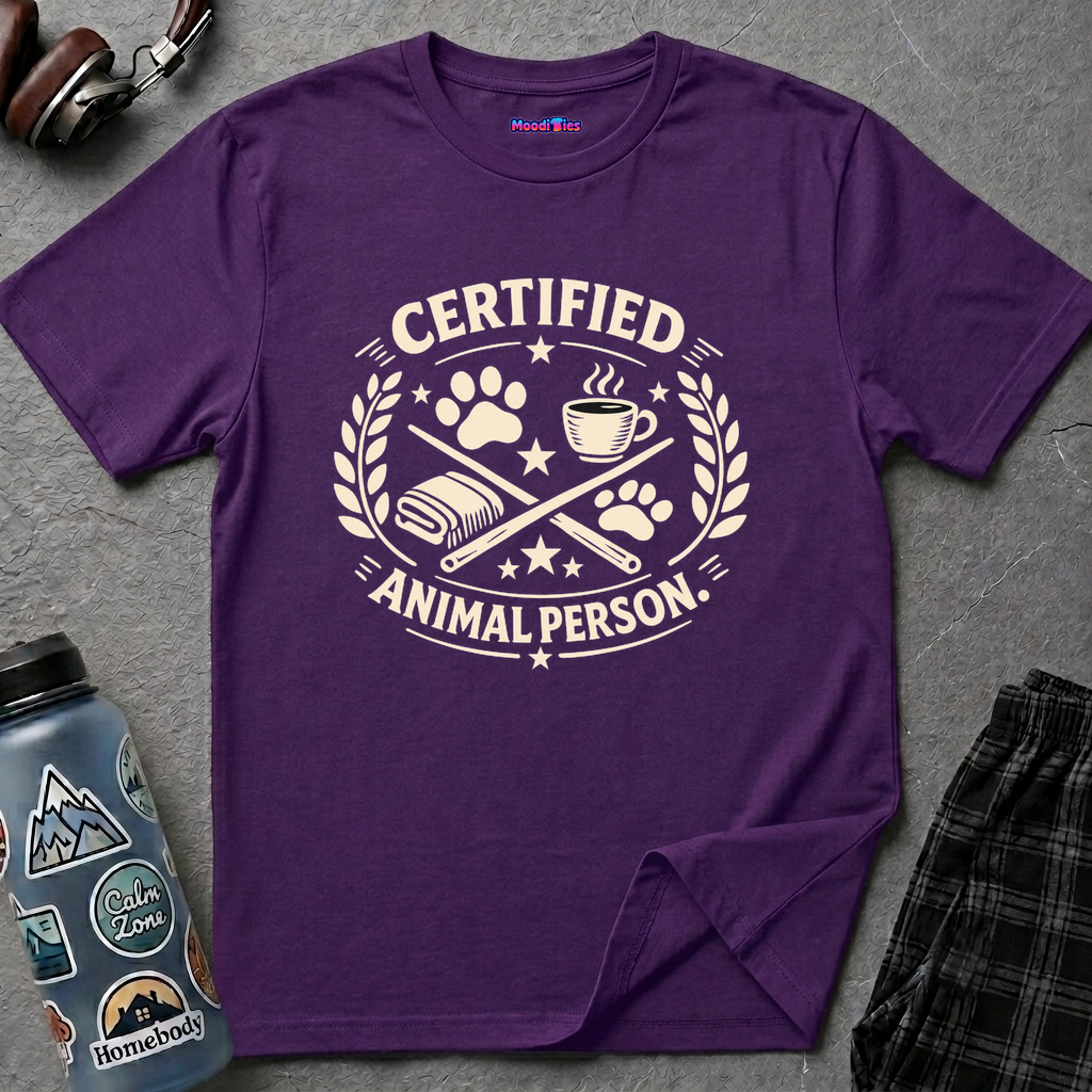 "Certified Animal Person" T-Shirt