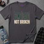 "Complicated, Not Broken" Maze Letters T‑Shirt
