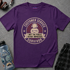 "Customer Service Survivor: I Met The Public, I’m Not Impressed" T-Shirt
