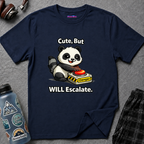 "Cute, But Will Escalate" Danger Panda T-Shirt