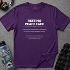 "Resting Peace Face" Definition T-Shirt