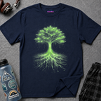 Digital Tree of Life (Green) Graphic T-Shirt