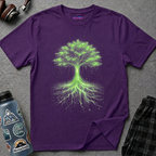 Digital Tree of Life (Green) Graphic T-Shirt