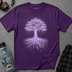 Digital Tree of Life (Purple) Graphic T-Shirt