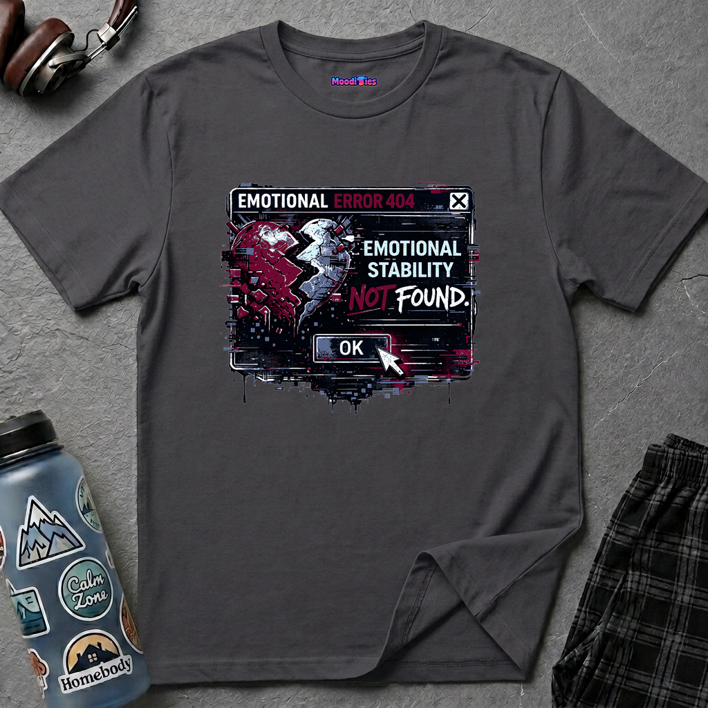 "Emotional Error 404: Emotional Stability Not Found" T-Shirt