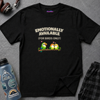 "Emotionally Available (For Birds Only)" Parrot and Love Birds T-Shirt