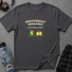 "Emotionally Available (For Birds Only)" Parrot and Love Birds T-Shirt
