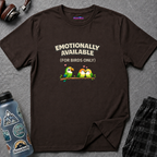 "Emotionally Available (For Birds Only)" Parrot and Love Birds T-Shirt