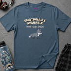 "Emotionally Available (For Foxes Only)" Cute Fox T‑Shirt