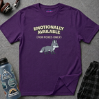 "Emotionally Available (For Foxes Only)" Cute Fox T‑Shirt