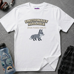 "Emotionally Available (For Foxes Only)" Cute Fox T‑Shirt