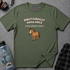 "Emotionally Available (For Horses Only)" Cute Horse T-Shirt