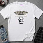 "Emotionally Available (For Pandas Only)" Cute Panda T-Shirt