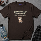 "Emotionally Available (For Sloths Only)" Cute Sloth T-Shirt