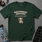 "Emotionally Available (For Sloths Only)" Cute Sloth T-Shirt