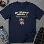 "Emotionally Available (For Sloths Only)" Cute Sloth T-Shirt