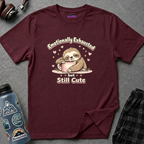"Emotionally Exhausted But Still Cute" Sloth T-Shirt