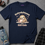 "Emotionally Exhausted But Still Cute" Sloth T-Shirt