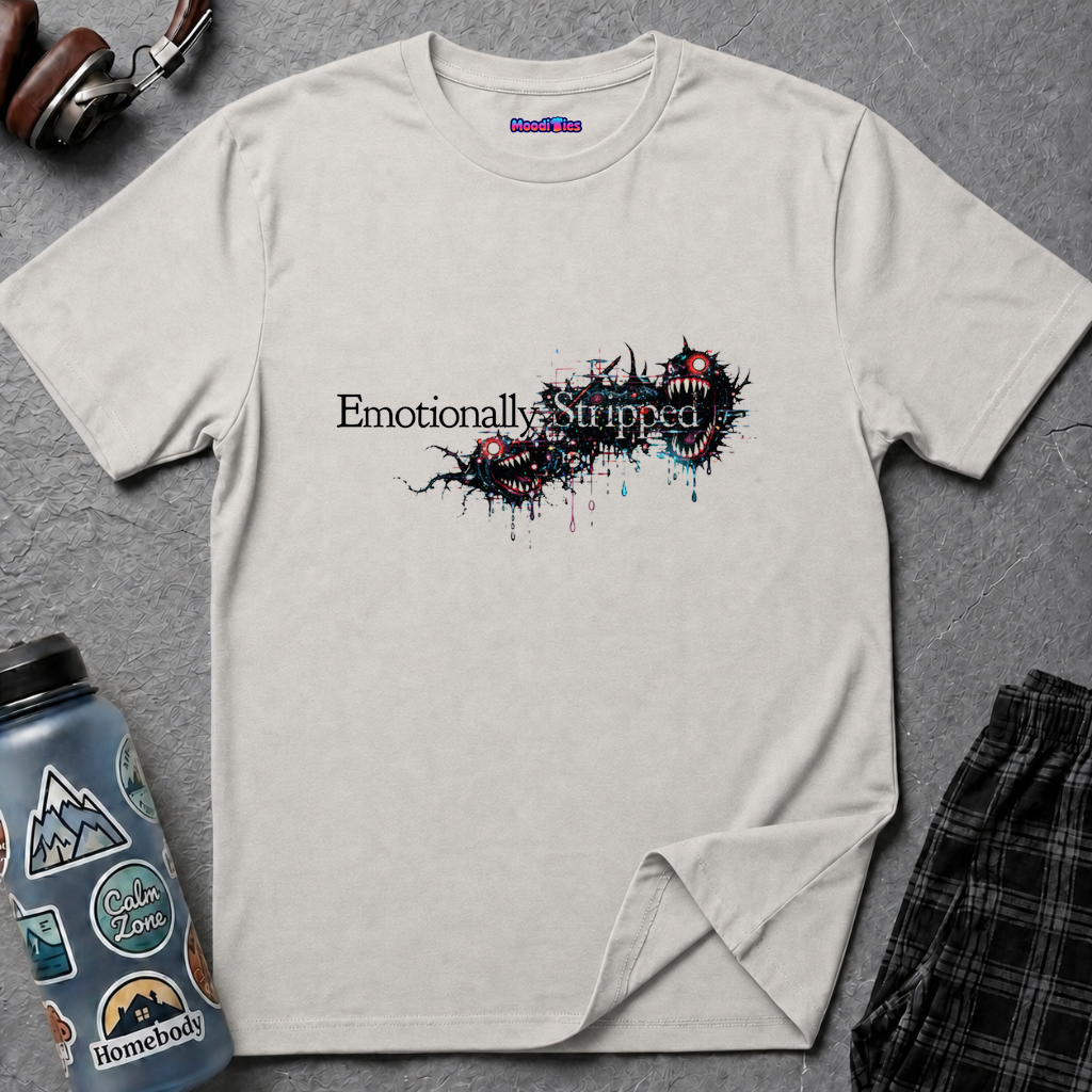 "Emotionally Stripped" Grunge Graphic T-Shirt