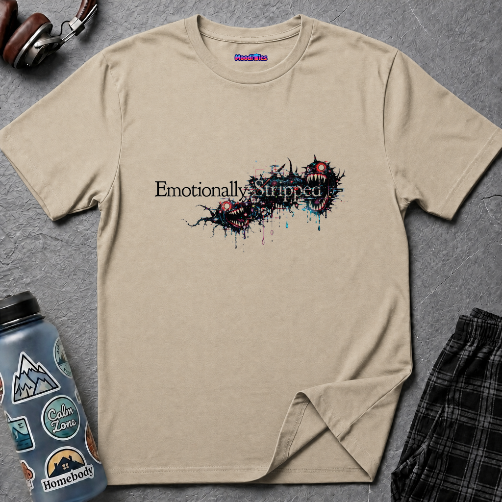 "Emotionally Stripped" Grunge Graphic T-Shirt