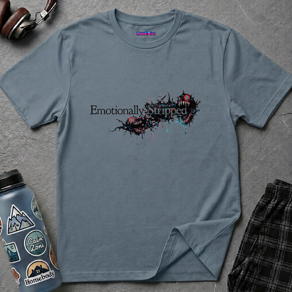 "Emotionally Stripped" Grunge Graphic T-Shirt
