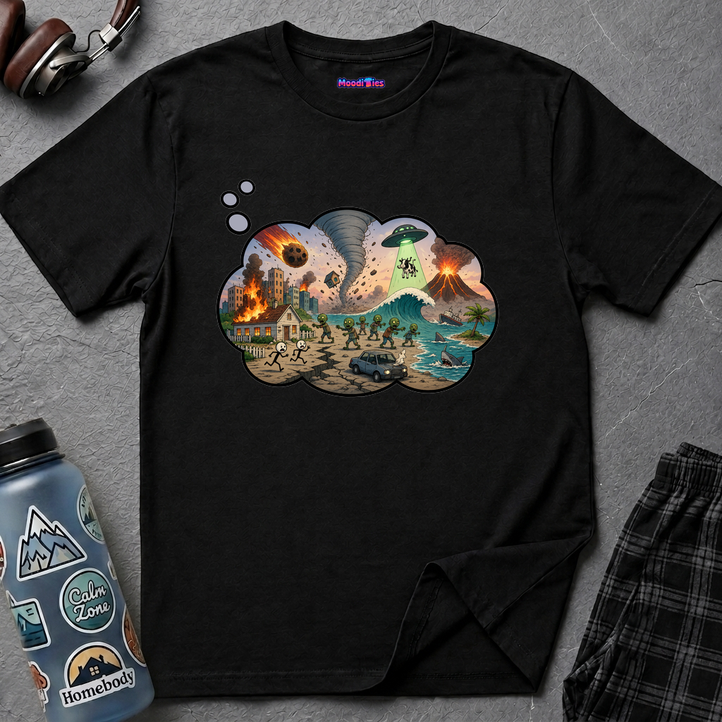 End of the World, Day 2 Anxiety Thought Bubble T-Shirt