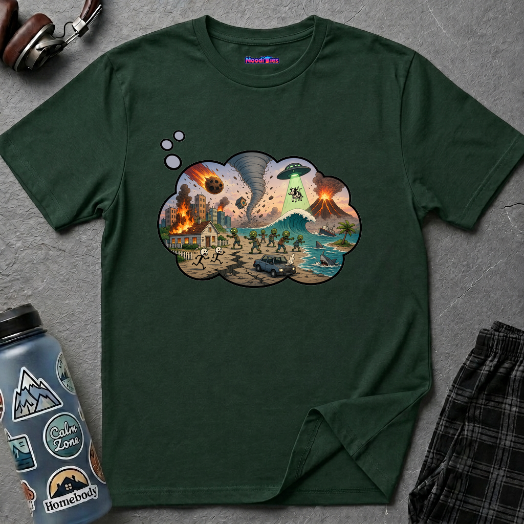 End of the World, Day 2 Anxiety Thought Bubble T-Shirt